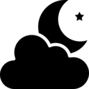 cloud,star,weather,meteorology,nature,astronomy,moon,night,half moon,moon phase,cloudy,cloudy night